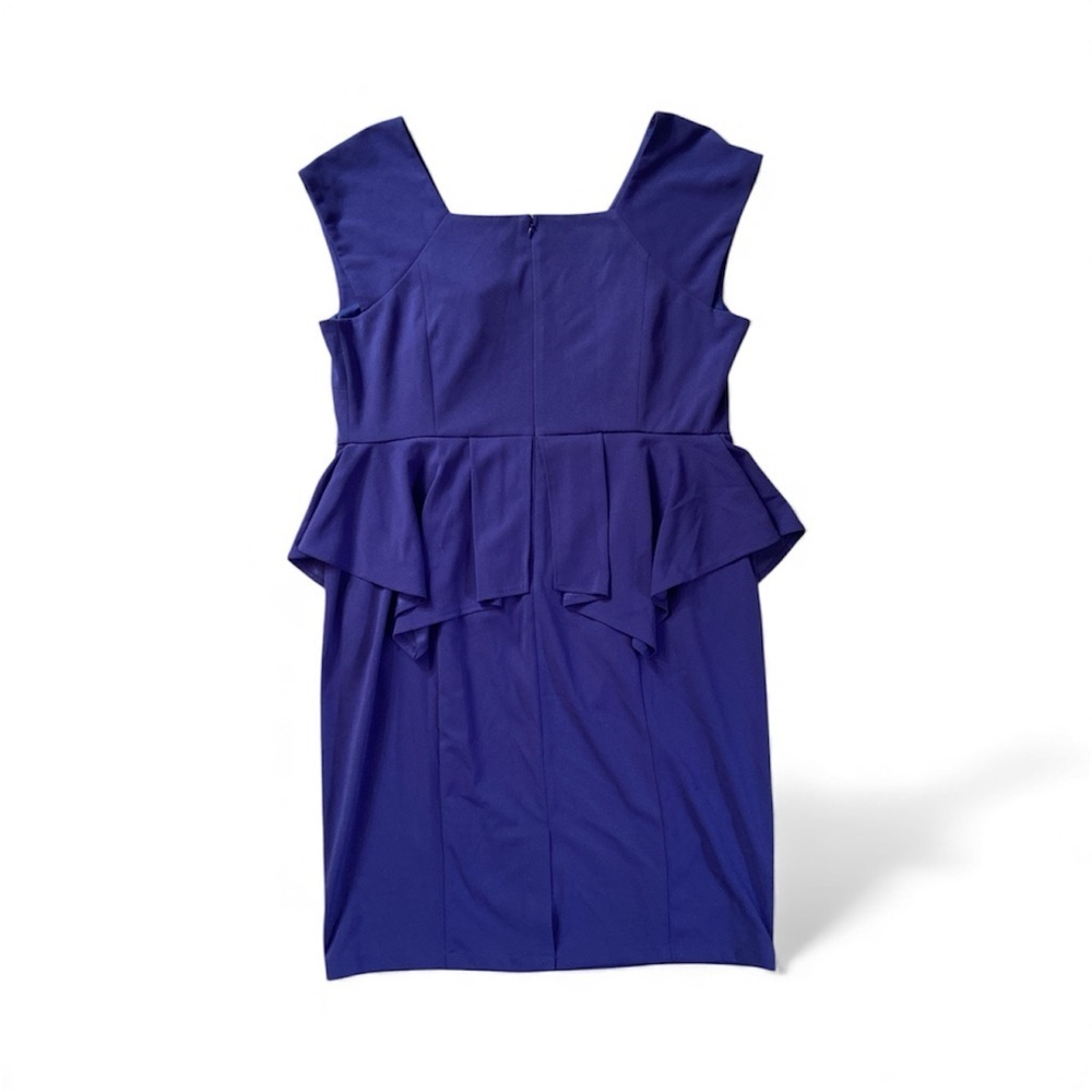 Lane Bryant Royal Blue Peplum Mini Dress | Sz 20 - Picture 4 of 7